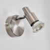 Gropptorp Apliques, Spot de pared LED Níquel-mate, 1 luz