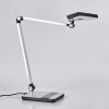 Pedreiras Lámparas de escritorio, Lámparas de mesa, Lámpara lectura LED Negro, Plata, 1 luz