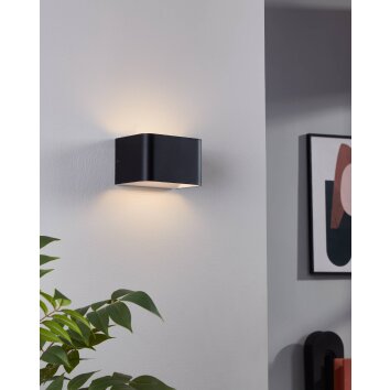 Lámparas Eglo Eglo Apliques LED Negro, Blanca, 1 luz