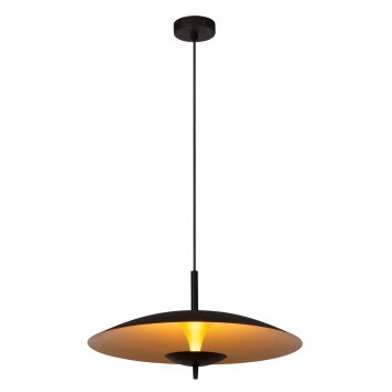 Lámparas Lucide VULCAN Lámparas colgantes LED Negro, 1 luz