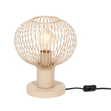 Lámparas Trio Gila Lámparas de mesa Beige, 1 luz