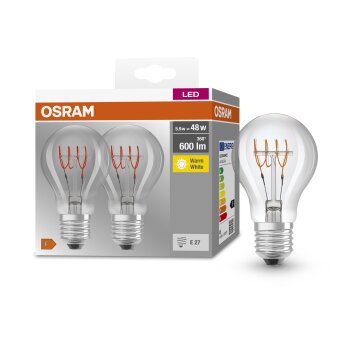 Lámparas Osram E27 5.9 Watt blanco cálido 600 Lumen