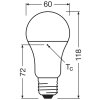 Lámparas Osram E27 14 Watt blanco neutro 1521 Lumen