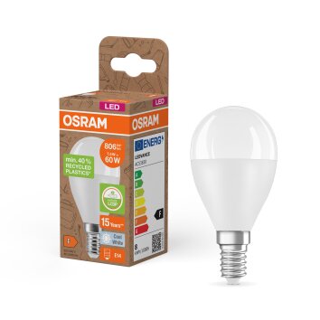 Lámparas Osram E14 7.5 Watt blanco neutro 806 Lumen