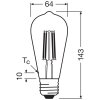 Lámparas Osram E27 2.2 Watt blanco cálido 470 Lumen