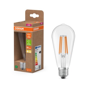 Lámparas Osram E27 2.2 Watt blanco cálido 470 Lumen