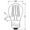 Lámparas Osram E27 1.2 Watt blanco cálido 255 Lumen