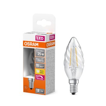 Lámparas Osram E14 2.8 Watt blanco cálido regulable 250 Lumen