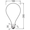 Lámparas Osram E27 7.3 Watt blanco cálido regulable 806 Lumen