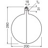 Lámparas Osram E27 4.8 Watt blanco cálido regulable 200 Lumen