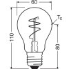 Lámparas Osram E27 4.6 Watt blanco cálido regulable 470 Lumen