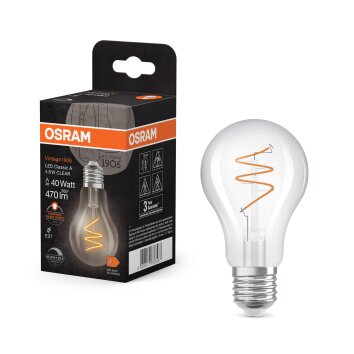 Lámparas Osram E27 4.6 Watt blanco cálido regulable 470 Lumen