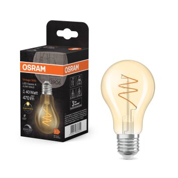 Lámparas Osram E27 4.9 Watt blanco cálido regulable 470 Lumen