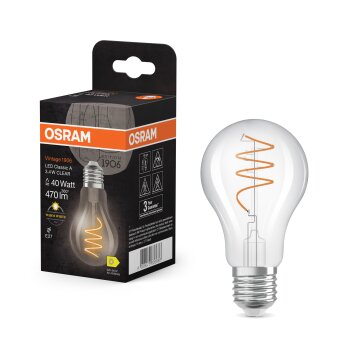 Lámparas Osram E27 3.4 Watt blanco cálido 470 Lumen