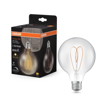 Lámparas Osram E27 7.2 Watt blanco cálido regulable 806 Lumen