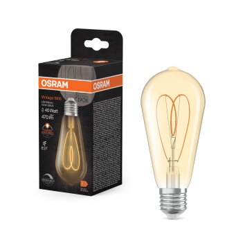 Lámparas Osram E27 4.9 Watt blanco cálido regulable 470 Lumen