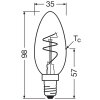 Lámparas Osram E14 3.1 Watt blanco cálido regulable 300 Lumen