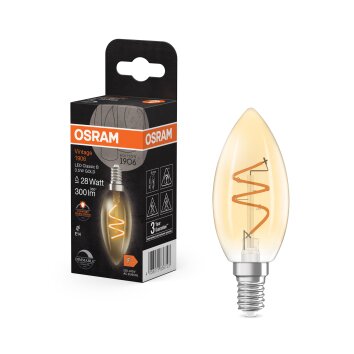 Lámparas Osram E14 3.5 Watt blanco cálido regulable 300 Lumen