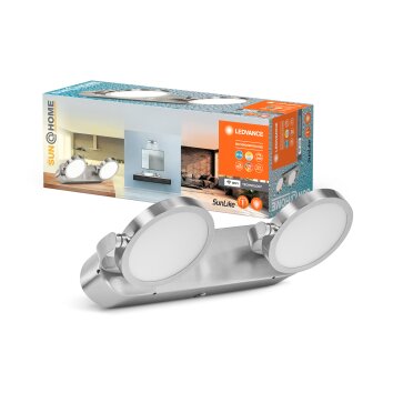 Lámparas Ledvance SUNATHOME Apliques LED Plata, 1 luz