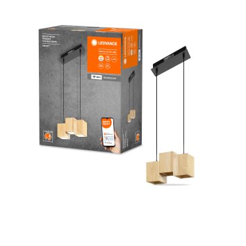 Lámparas Ledvance DECOR Plafones y apliques / Lámparas de techo y pared LED Negro, 1 luz