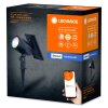 Lámparas Ledvance WIF Lámparas solares LED Negro, 1 luz, Sensor de movimiento, Cambia de color