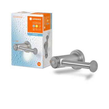 Lámparas Ledvance BATHROOM Lámpara de baño LED Plata, 1 luz, Sensor de movimiento