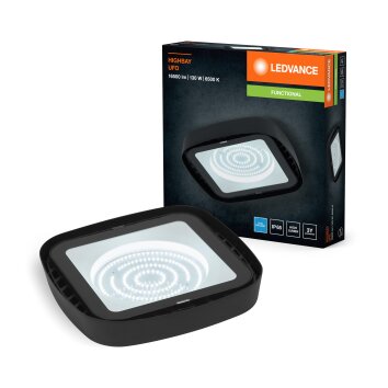 Lámparas Ledvance HIGHBAY Plafones y apliques / Lámparas de techo y pared LED Negro, 1 luz