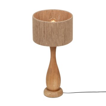 Lámparas Trio TOBA Lámparas de mesa Madera clara, 1 luz