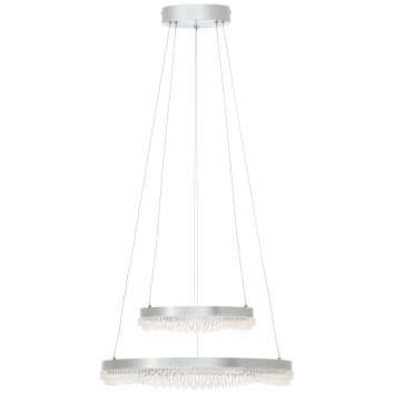 Lámparas Brilliant Aurora Lámparas colgantes LED Plata, 1 luz, Mando a distancia