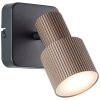 Lámparas Brilliant Cadiz focos de pared LED Negro, 1 luz