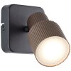 Lámparas Brilliant Cadiz focos de pared LED Negro, 1 luz