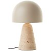 Lámpara Champiñón  Lámparas Brilliant Nalam Lámparas de mesa Beige, 1 luz