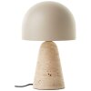 Lámpara Champiñón  Lámparas Brilliant Nalam Lámparas de mesa Beige, 1 luz