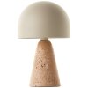 Lámpara Champiñón  Lámparas Brilliant Nalam Lámparas de mesa Beige, 1 luz