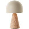 Lámpara Champiñón  Lámparas Brilliant Nalam Lámparas de mesa Beige, 1 luz