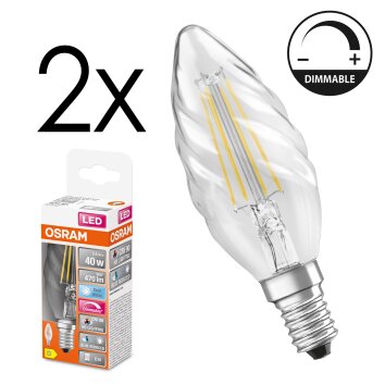 E14 LED 3.4 Watt blanco neutro regulable 470 Lumen