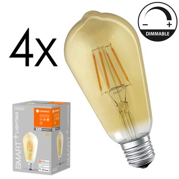 E27 LED 6 Watt blanco cálido regulable 680 Lumen