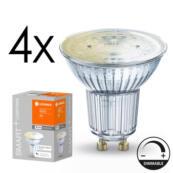 GU10 LED 5 Watt blanco cálido regulable 350 Lumen