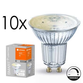 GU10 LED 5 Watt blanco cálido regulable 350 Lumen