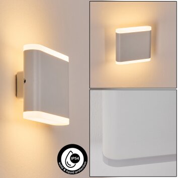 Gamas Aplique de exterior, Lámpara Up & Down, Apliques LED Blanca, 1 luz