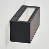 Brydebjerg Aplique de exterior, Lámpara Up & Down, Apliques LED Negro, 1 luz