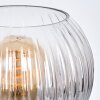 Koyoto Luminarias esféricas, Lámparas de escritorio, Lámparas de mesa Transparente, Ahumado, 1 luz