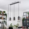 Hasvik Lámparas suspendidas, Lámparas colgantes Cromo, Negro, 3 luces