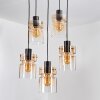 Hasvik Lámparas suspendidas, Lámparas colgantes Cromo, Negro, 5 luces