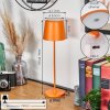 Belece Lámpara de mesa de exterior, Lámparas de mesa LED Naranja, 1 luz