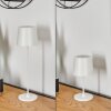 Belece Lámpara de mesa de exterior, Lámparas de mesa LED Blanca, 1 luz