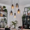 Hasvik Lámparas suspendidas, Lámparas colgantes Cromo, Negro, 5 luces