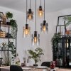 Hasvik Lámparas suspendidas, Lámparas colgantes Cromo, Negro, 5 luces