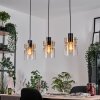 Hasvik Lámparas suspendidas, Lámparas colgantes Cromo, Negro, 3 luces