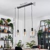 Hasvik Lámparas suspendidas, Lámparas colgantes Cromo, Negro, 3 luces